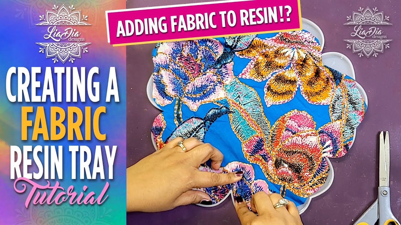 Can You Use Fabric in Resin? Yes! EASY Way to Make Beautiful Epoxy Resin Art Pieces