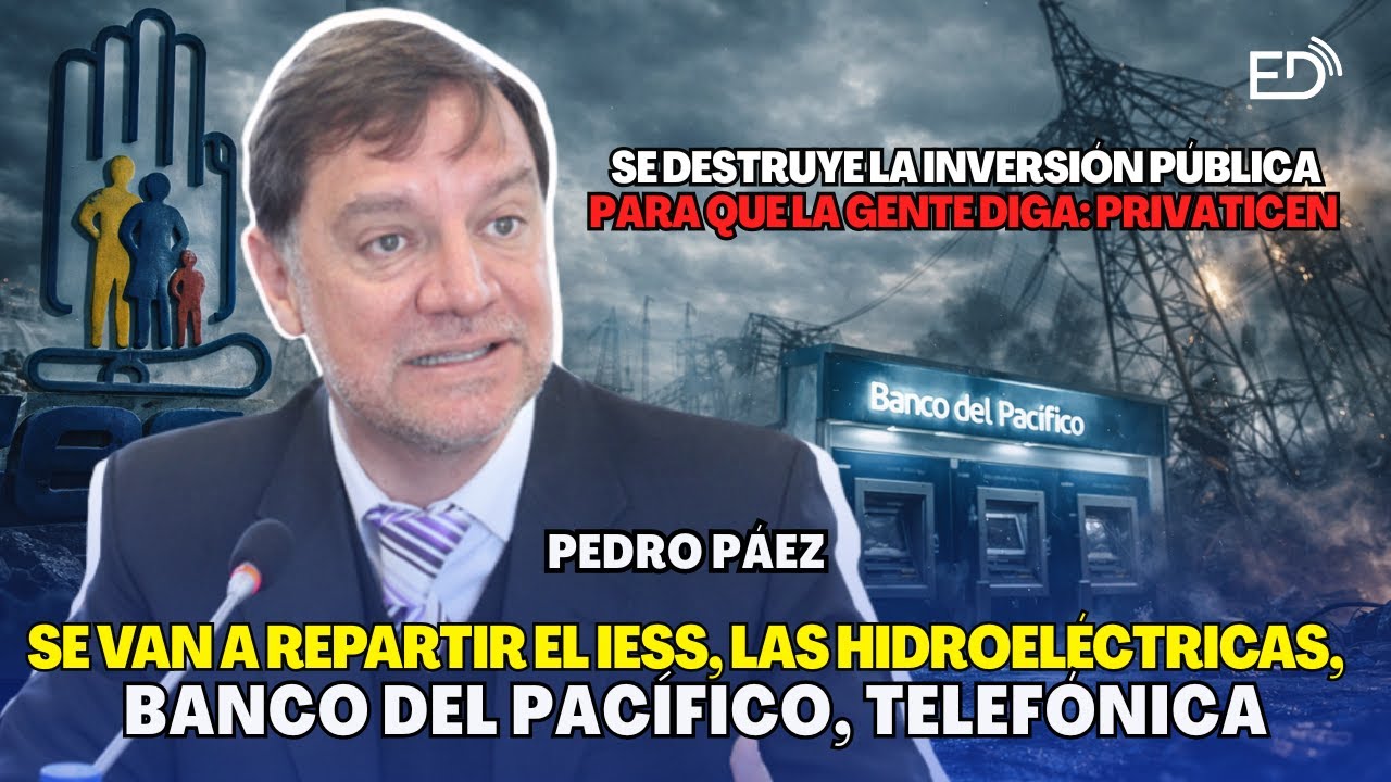 El riesgo país no beneficia al Ecuador, beneficia a los tenedores de la deuda | Pedro Páez