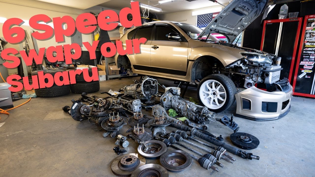 How To STI 6 Speed Swap a Subaru