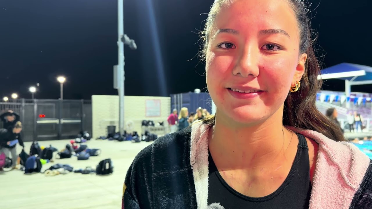 Nicole O'Neill of Oaks Christian Girls Water Polo on Open Division Pool-Play Loss at Newport Harbor