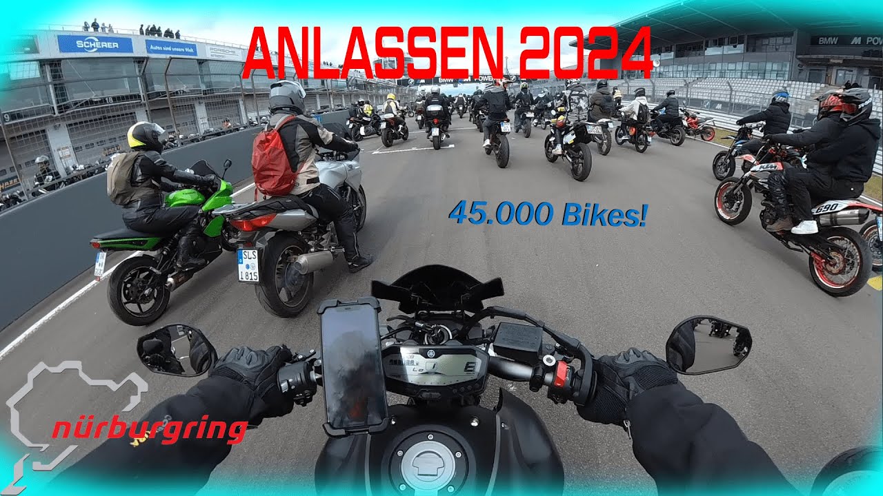ANLASSEN 2024 | Biggest Motorcycle Event of the year | POV MT07 Ride