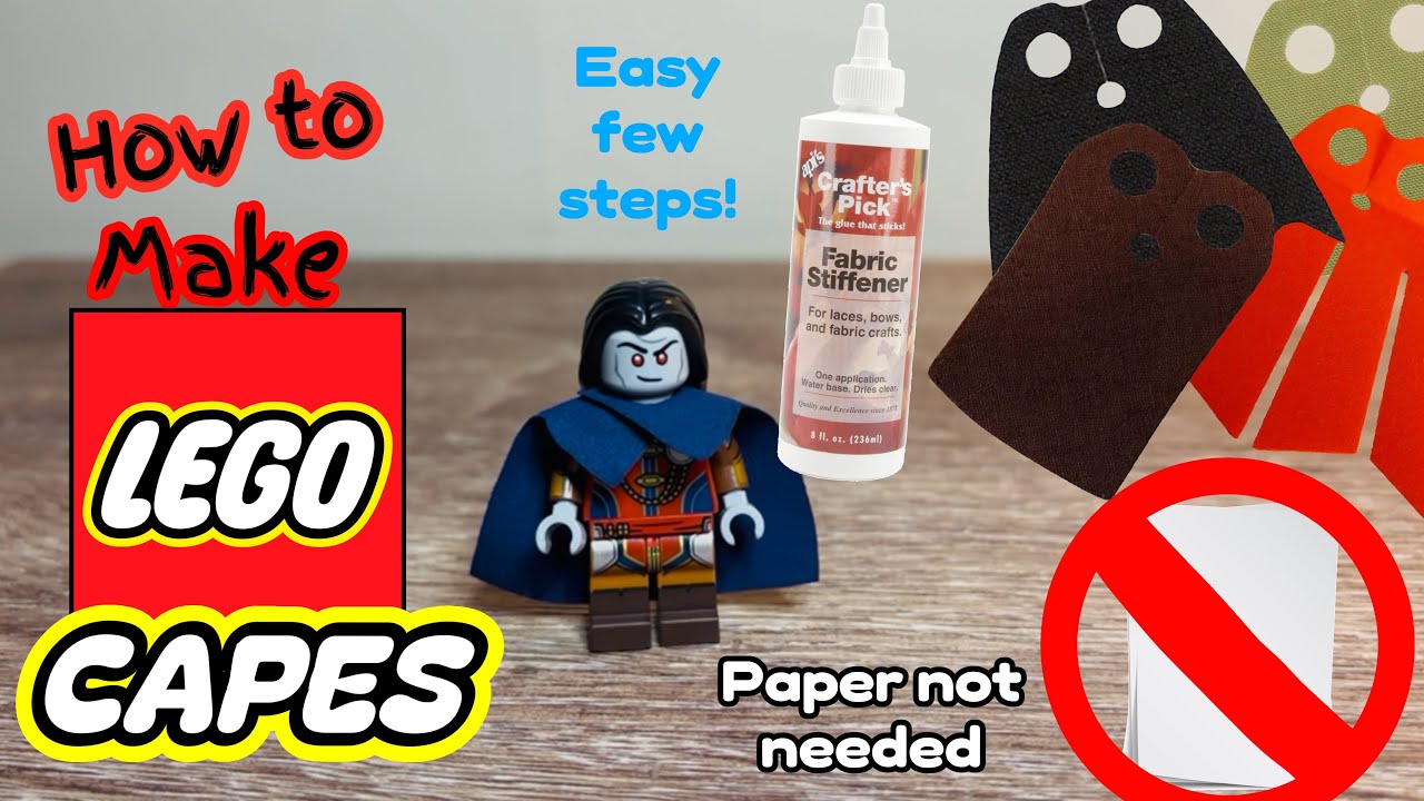 How to make Lego Capes for Minifigures