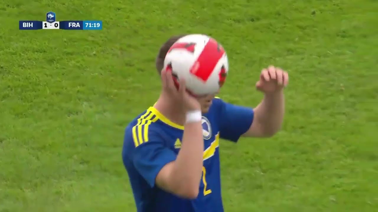 Jasin Jusic - France vs Bosnia - UEFA U19 Euro Qualification
