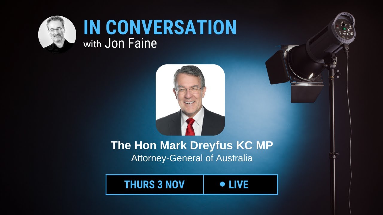 In Conversation: Jon Faine & Mark Dreyfus