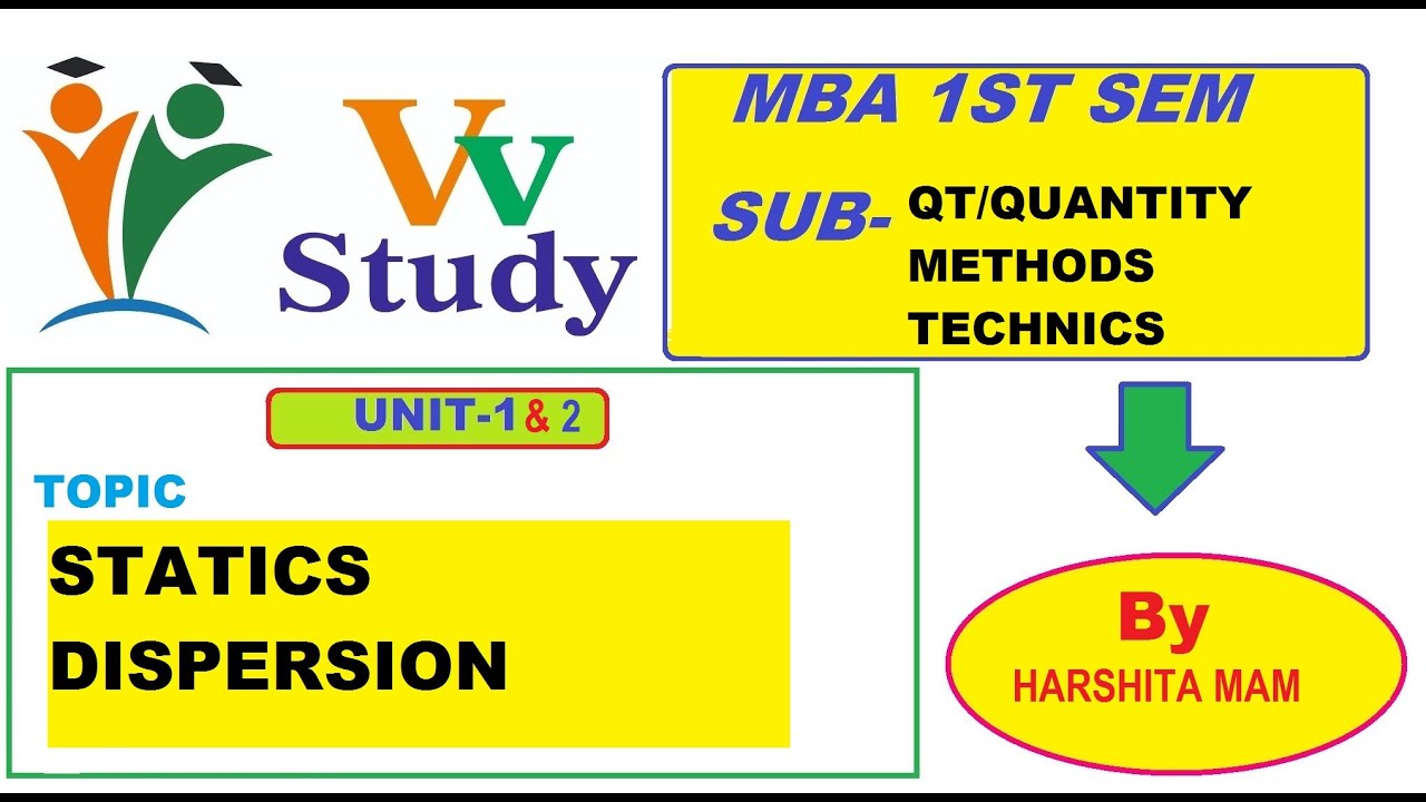 QT-QUANTITY METHODS UNIT 1 & 2