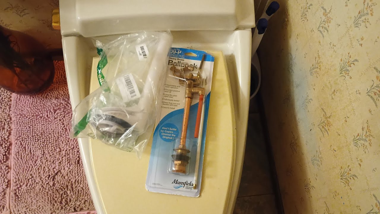 Parts used to fully rebuild my 1984 Kohler Rochelle toilet 