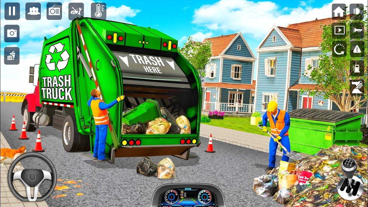 Garbage Trash Truck Simulator 3D Ultimate City Cleanup Challenge 2026 🚛🔥 (Android Gameplay)