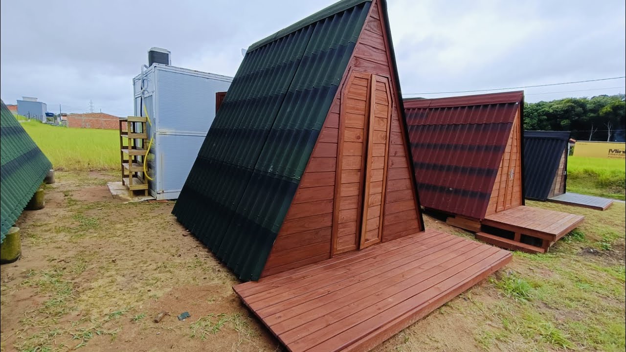 Chalé camping, monte você mesmo seu chalé para acampamento
