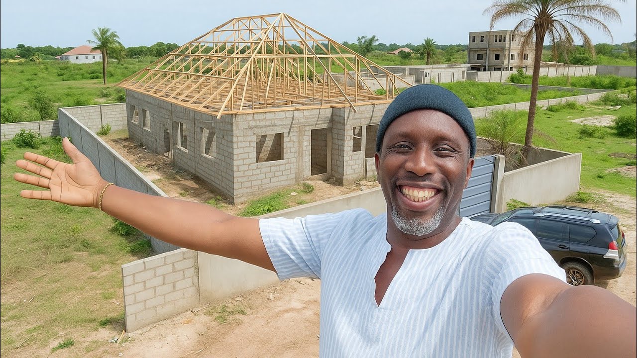 OMG We Finally Started Roofing in Brufut The Gambia