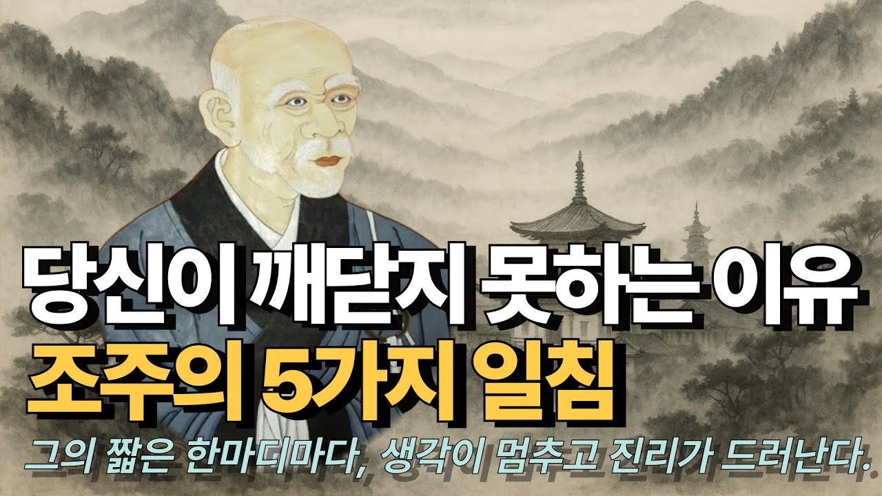 [화현×인물] 조주 선사의 선문답 | 깨달음을 막는 5가지 착각