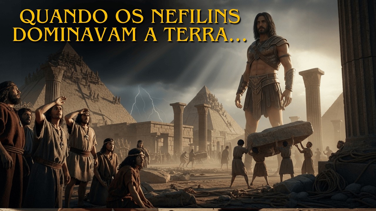 Assim era o mundo antes do Dilúvio, com os Nefilim dominando a Terra (reconstrução com IA)