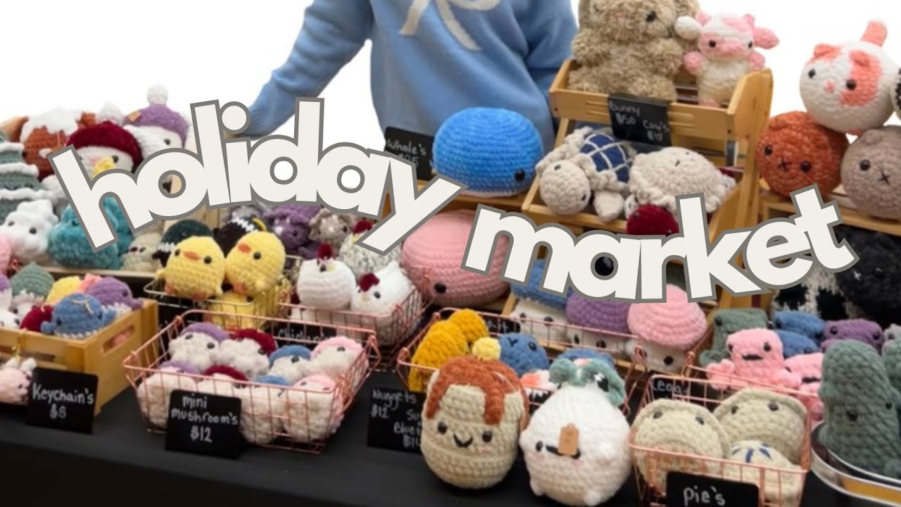 My FIRST crochet market | prices, what sold, how much I made $