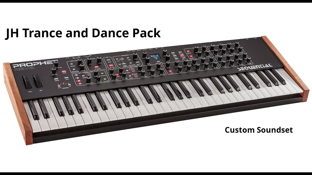 Trance and Dance Pack for Sequential Prophet REV2 (38 Programs). No Talking Sound Demo. Supersaws!