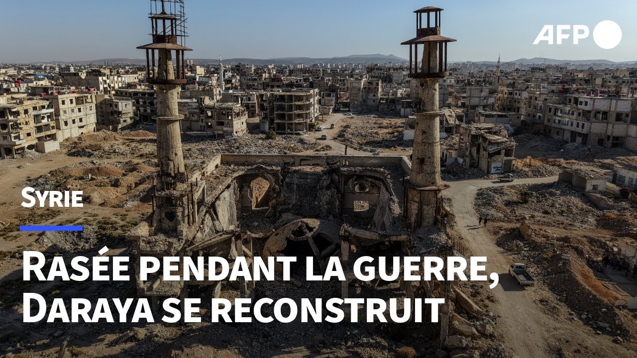 Rasée et vidée de ses habitants pendant la guerre, Daraya reprend vie | AFP
