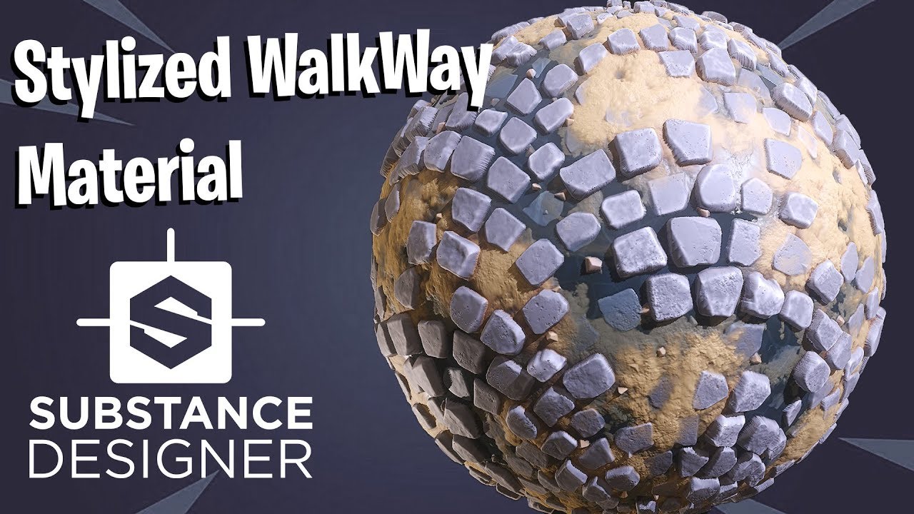 Substance Designer - Stylized Walk Way