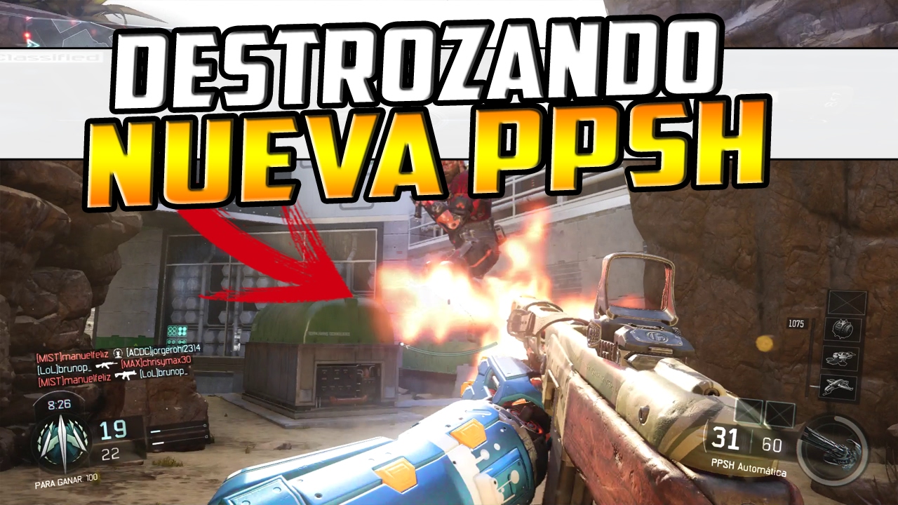 Destrozando con la NUEVA PPSH!!!  - Black Ops 3 -