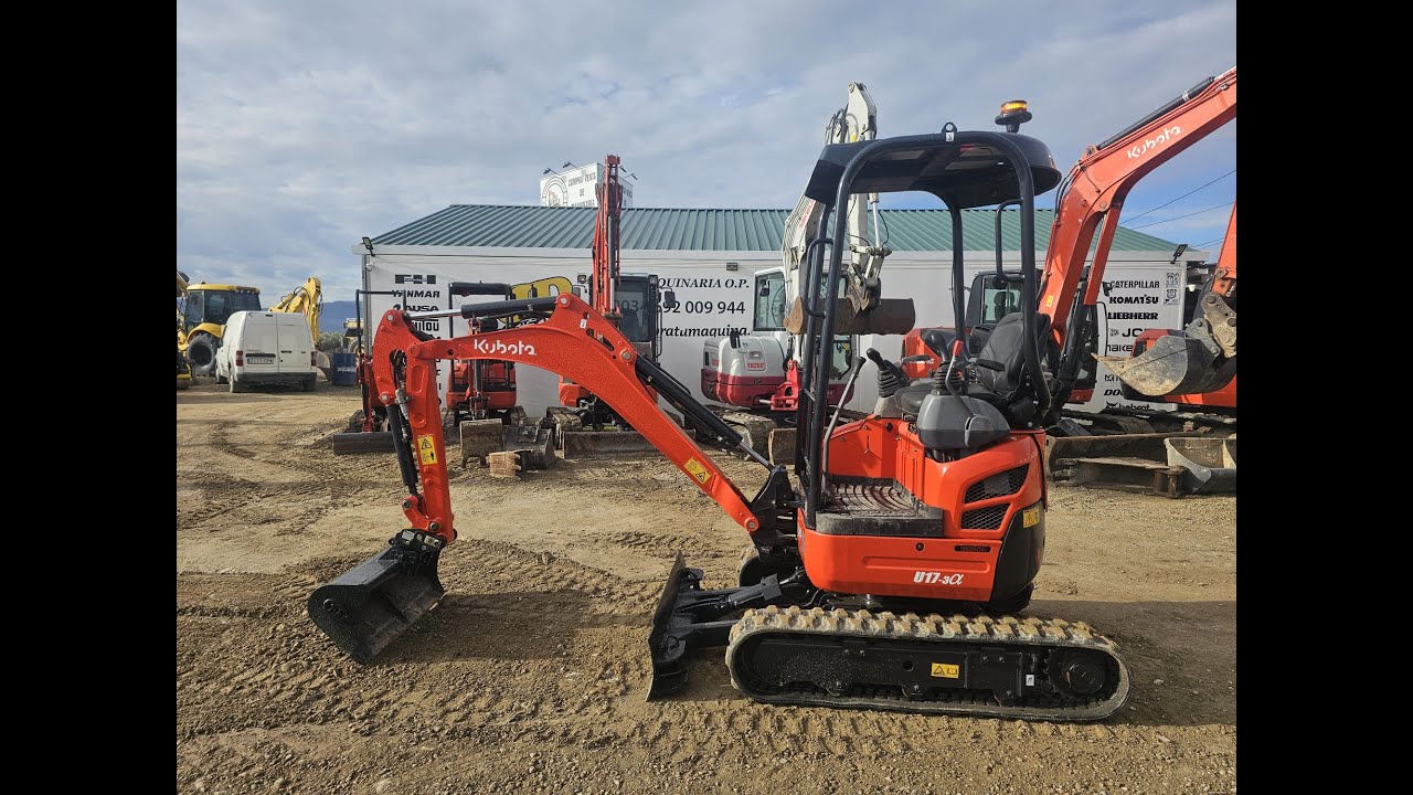 MINI EXCAVADORA KUBOTA U17 3A 2018 EN PRUEBA