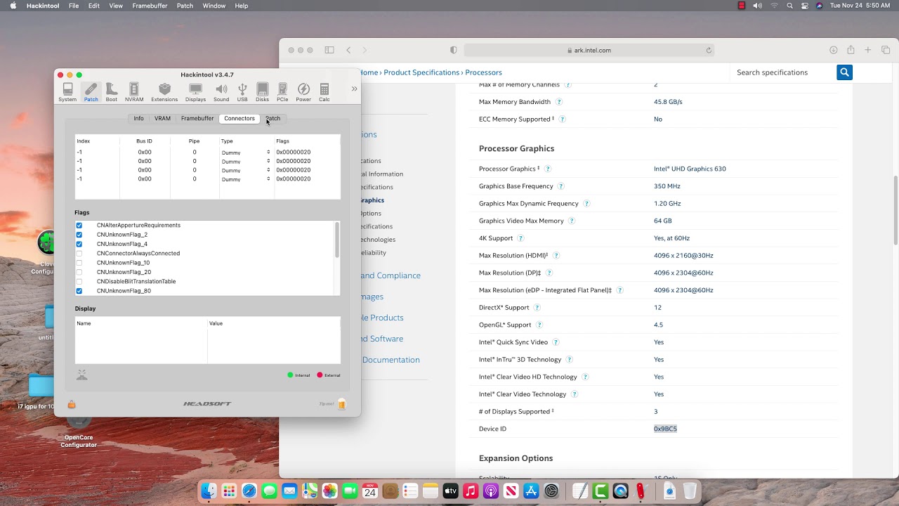 how to patch your desktop igpu with hackintools