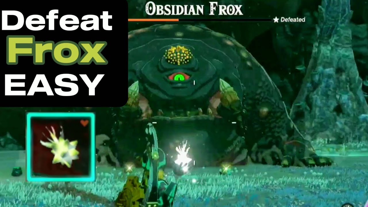 Totk Dazzle Fruit - Best way to beat a Obsidian Frox