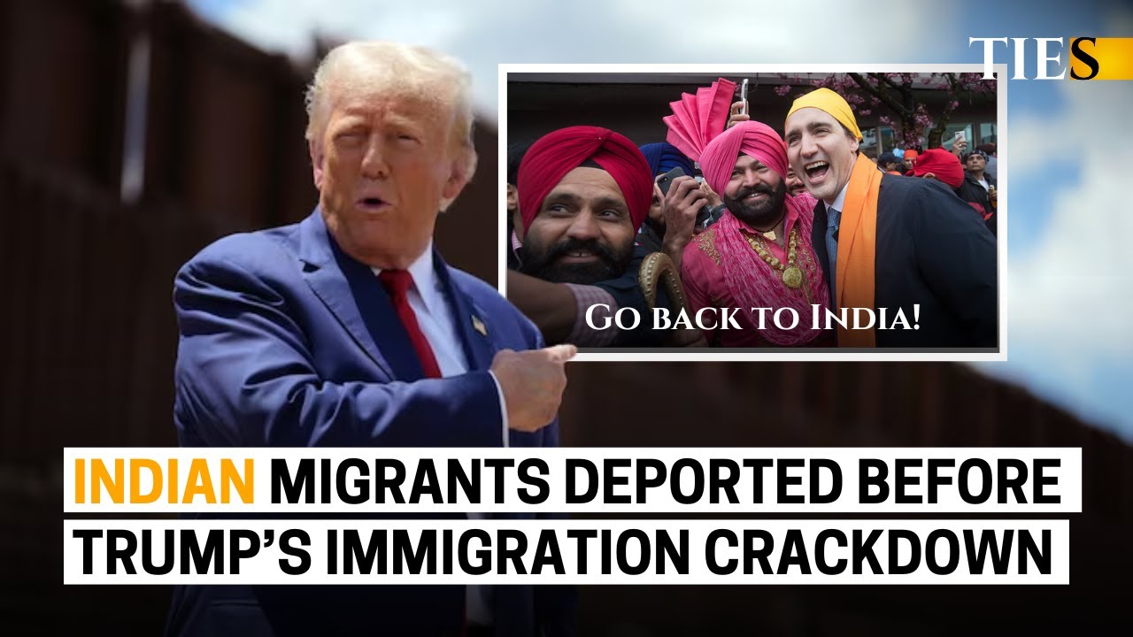 Indian Migrants DEPORTED Before Trump's Immigration CRACKDOWN | TIES NEWS