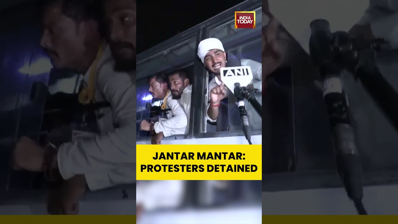 Delhi Police Detain Protesters At Jantar Mantar Over Reservation Row | Reservation | Caste | Protest