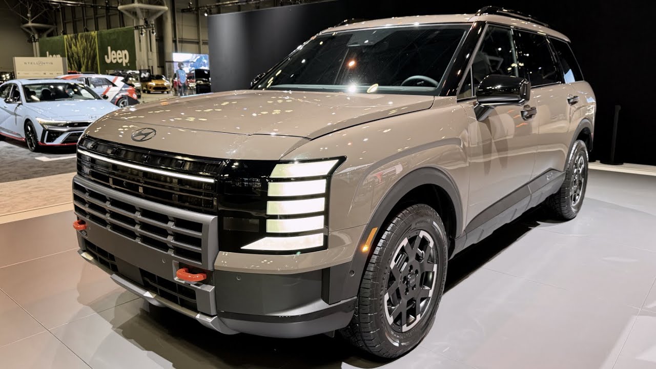 [4K] Первый взгляд на Hyundai Palisade XRT 2026 — Нью-Йоркский автосалон 2025