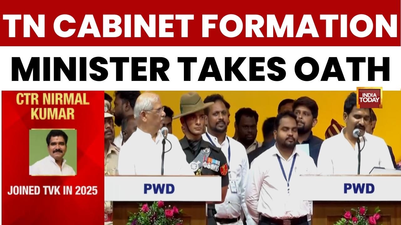 Vijay Oath Ceremony: New Minister Takes Oath Of Office And Secrecy At Swearing-In Ceremony