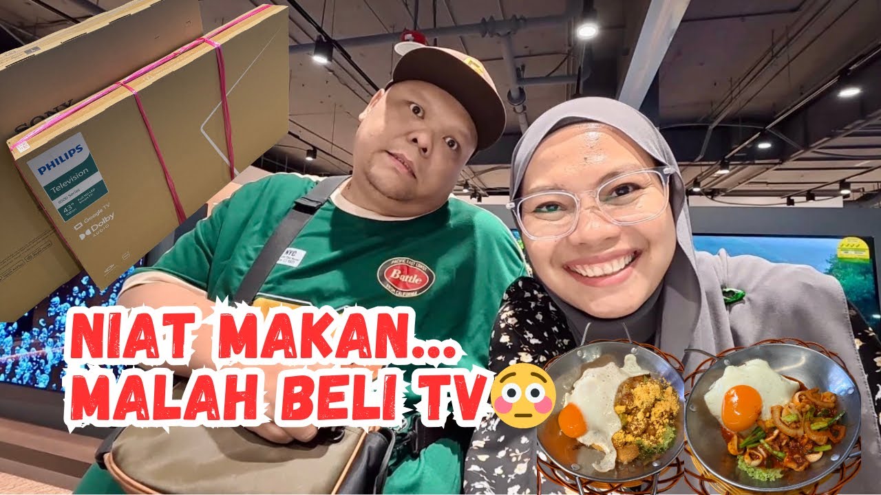 NIAT MAKAN DI PARKWAY PARADE PULANGNYA MALAH BELI TV 😳