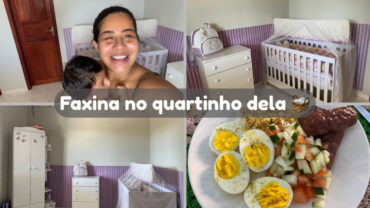 FAXINA NO QUARTINHO DA MINHA FILHA + ROTINA SIMPLES E REAL 💖