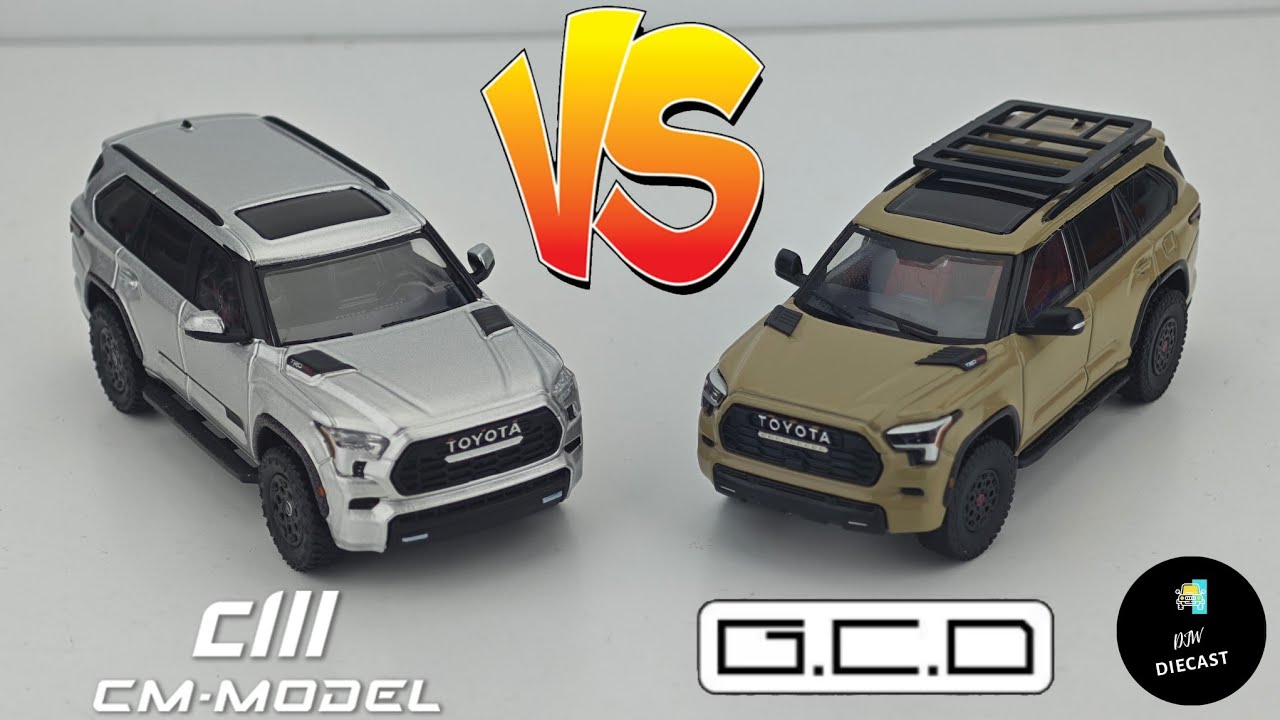 Toyota Sequoia TRD Pro 1/64 | BRAND COMPARISON | CM Model VS GCD