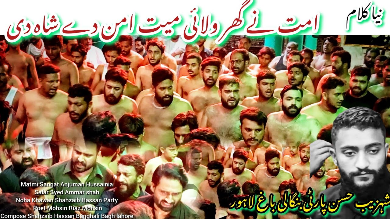 29 saffer 2024 |Kalam | Ummat N ghar walayi Mayat Aman dy Shah Di | shahzaib Hassan Party |Amar shah