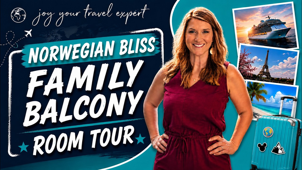 Norwegian Bliss Family Balcony Room Tour