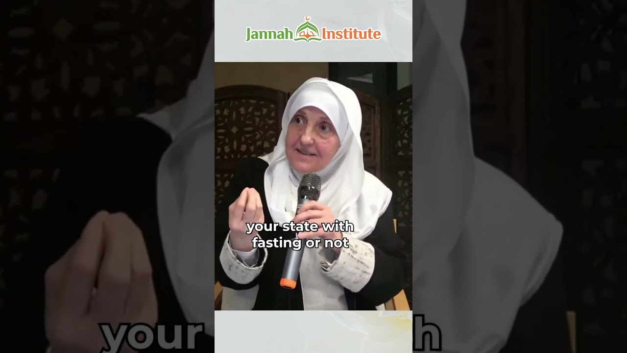 Will I receive the same rewards if I am not able to fast all Ramadan? #drhaifaayounis #ramadan