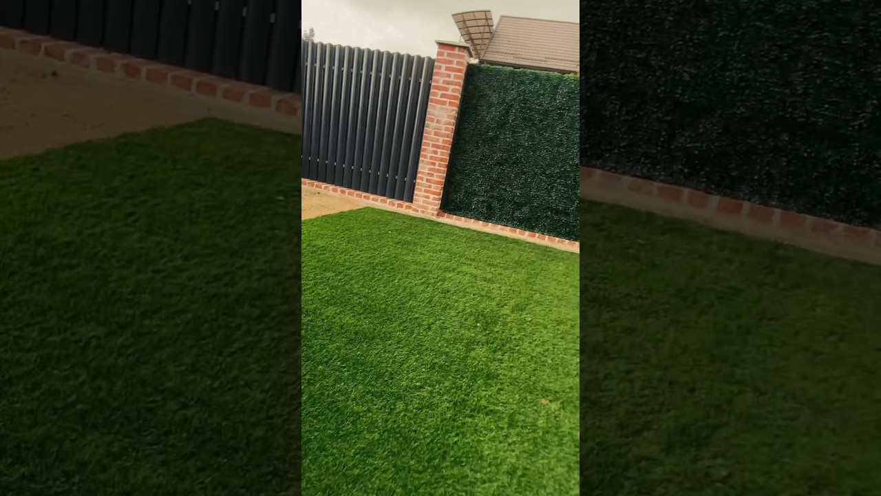 Искусственный газон 40мм Dtex8800 #garden #газон #искусственныйгазон #искусственнаятрава #сад