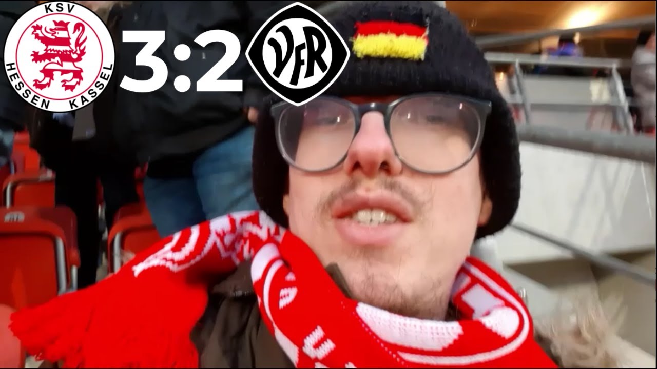 Was für ein Spiel! KSV Hessen Kassel - VfR Aalen Stadionvlog