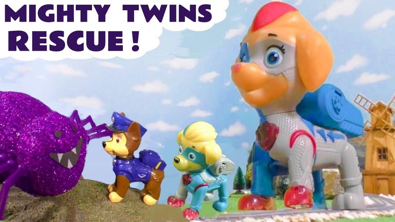 The Mighty Twins use their Powers To Perform a Rescue