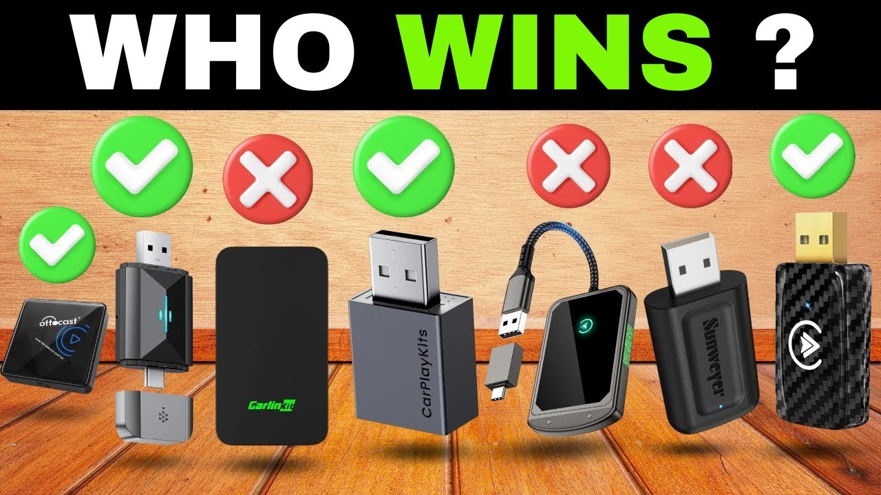 ✅TOP 7 Best Wireless CarPlay & Android Auto Adapters [2026] 🔥Fast, Easy Setup, No Lag, Plug & Play 🚗