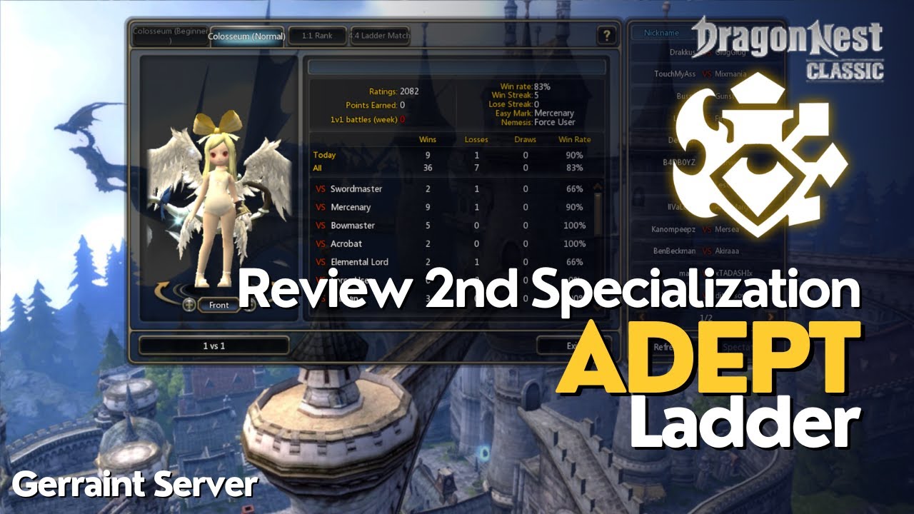 Adept Ladder Gerraint Server #1 |  Dragon Nest SEA Classic