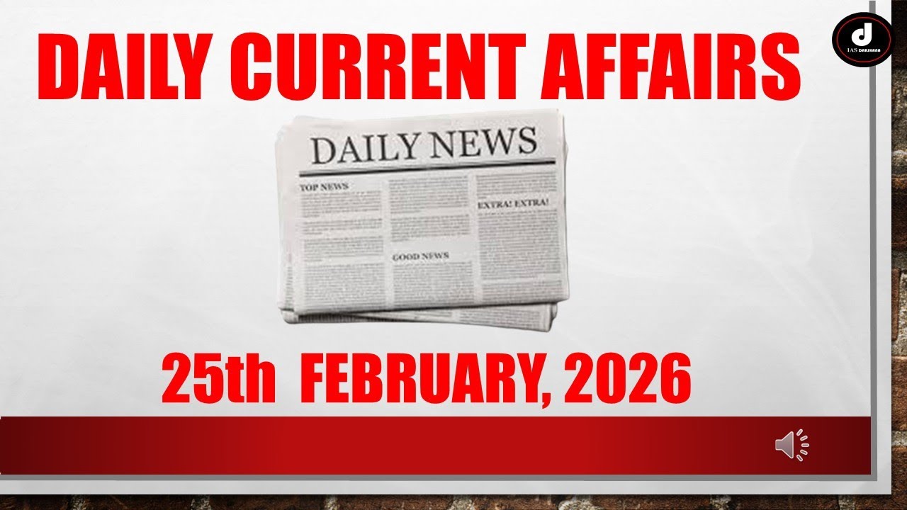New Current Affairs ✨