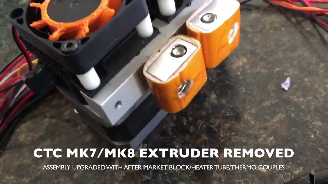 CTC Dual Extruder 3D Printer MK10 Upgrade