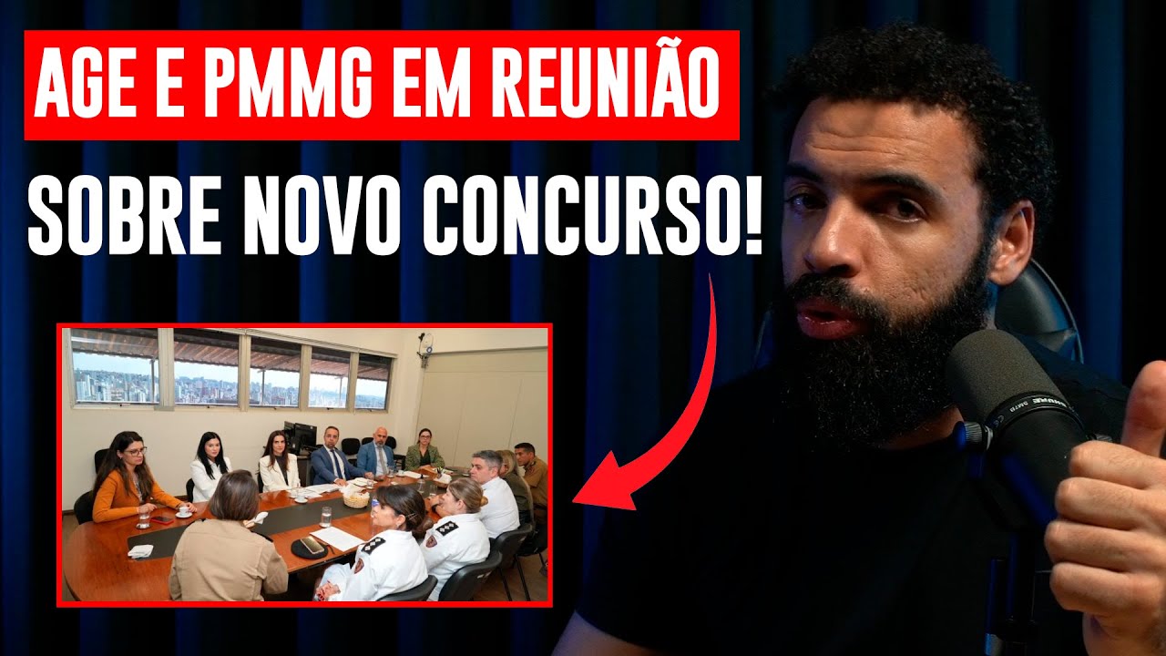 Concurso PMMG: AGE Realiza Reunião com Representantes da PM para Alinhamento do Edital!