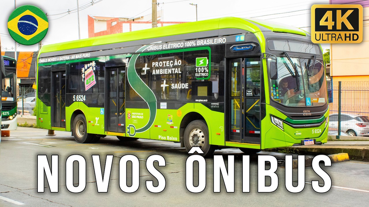 Novos Ônibus Elétricos da Transunião - Eu Fui Conferir #181