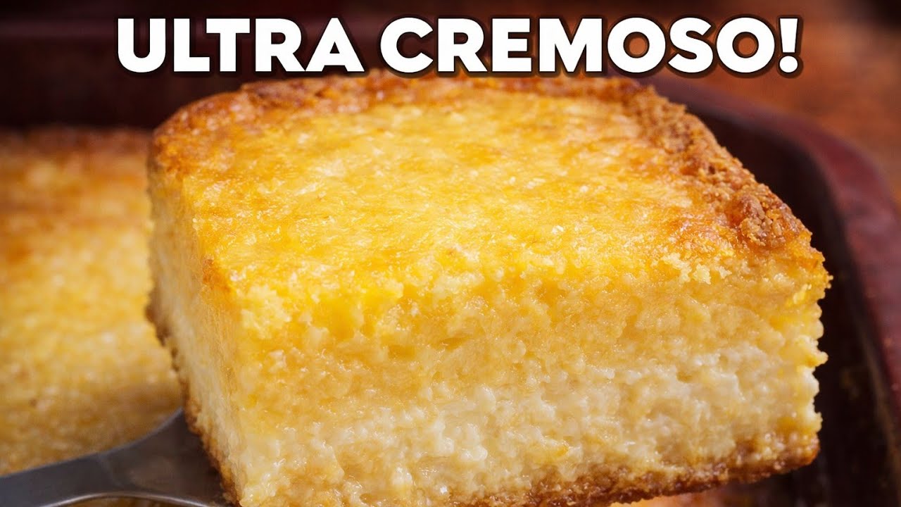 Bolo de Milho Cremoso com Queijo – Receita Fácil, Econômica e Super Cremosa