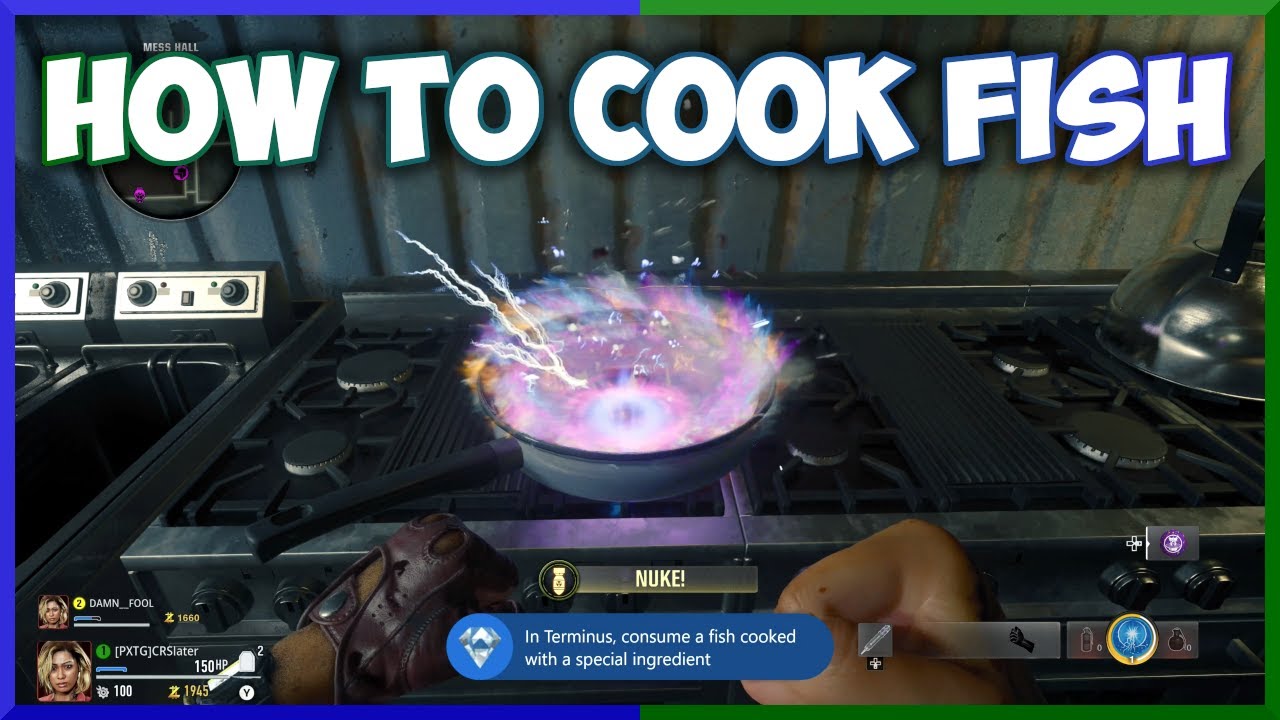Call Of Duty: Black Ops 6 - How to Cook Fish in Terminus (Zombies | CULINARY DELIGHT Trophy)
