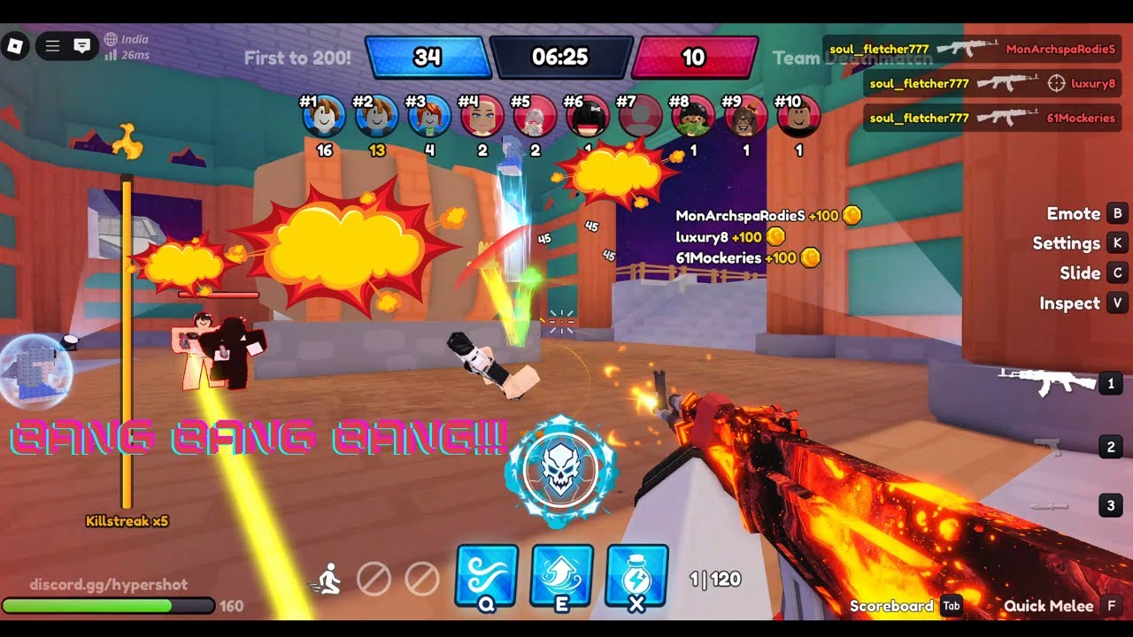 SABKO DHO DALA! 😱|| Insane team combat || I tried Roblox FPS Game for 10 mins || MVP || Combat Arena