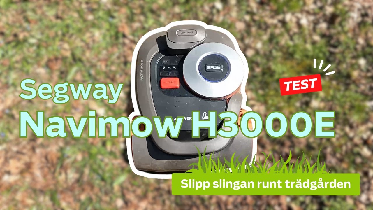 Segway Navimow i test – klipper helst fina gräsmattor