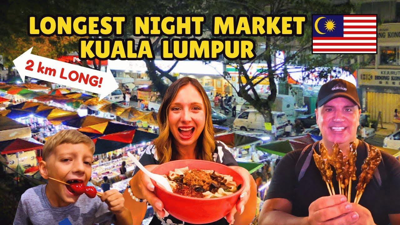 Malaysia’s LONGEST Night Market! 🇲🇾 Street Food HEAVEN!