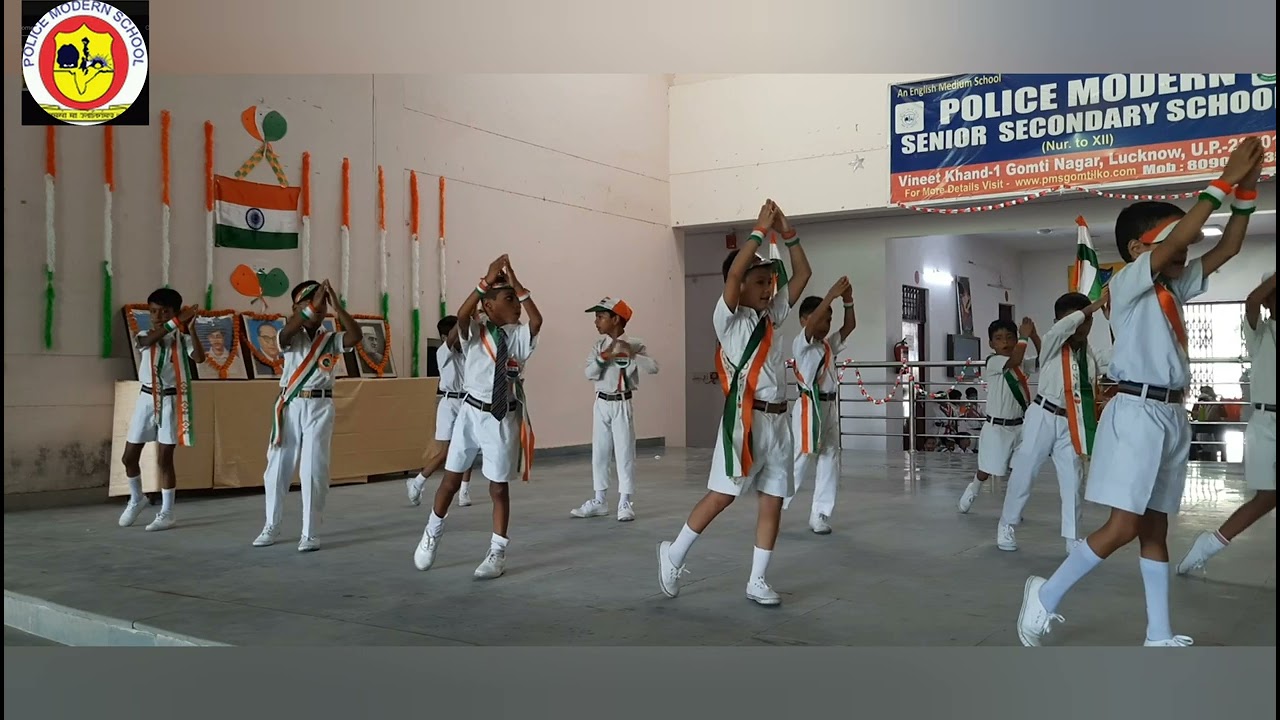 15 august 2023 Police Modern School Gomti nagar Lucknow