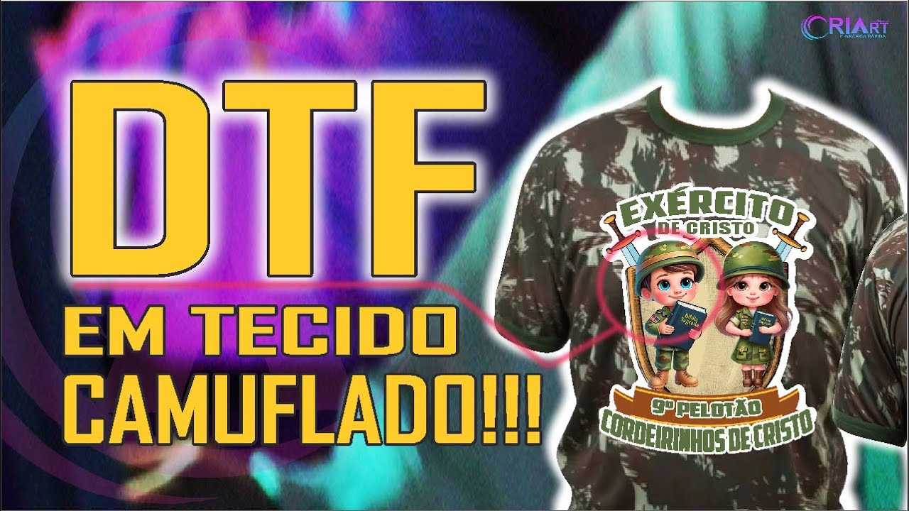 DTF Saiu o primeiro fardamento camuflado
