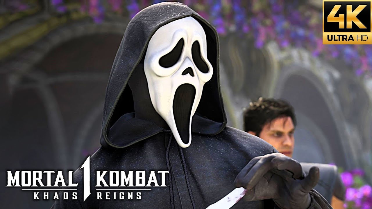 Mortal Kombat 1 - Ghostface All Fatalities, Brutalities, Intros, Ending & More (4K 60FPS)